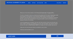 Desktop Screenshot of laguna.gov.ph